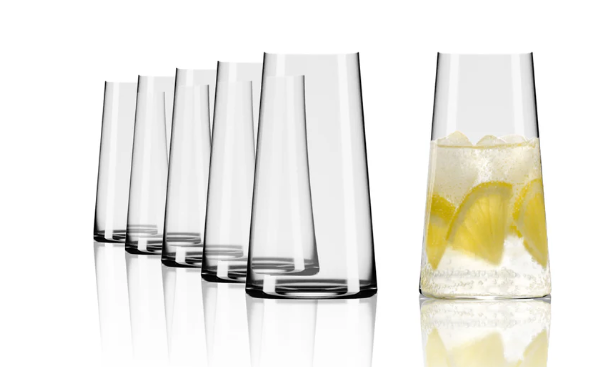 6 Verres forme haute POWER - 44.4cl