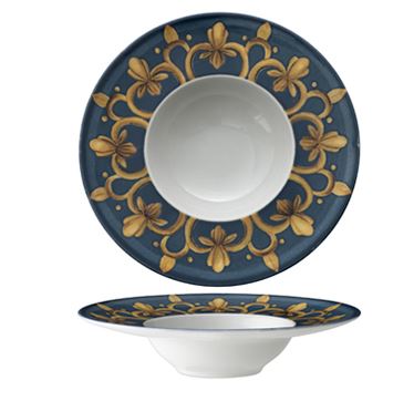 Assiette à pâte ROYALE en porcelaine - 27.5cm - Saturnia