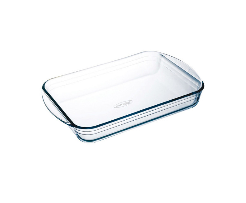 Plat Four Rectangulaire 35x23 cm en Verre O Cuisine