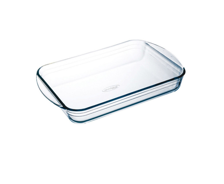 Plat Four Rectangulaire 39x23 cm en Verre O Cuisine
