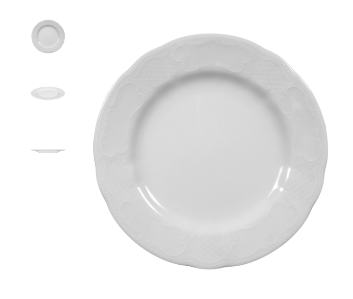 Assiette plate Salzburg 21 cm - Porcelaine - Seltmann WEIDEN
