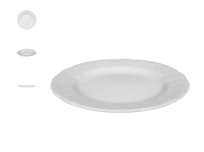 Assiette plate Salzburg 21 cm - Porcelaine - Seltmann WEIDEN