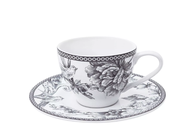 Tasse Mayfair 240 ml avec soucoupe - Porcelaine