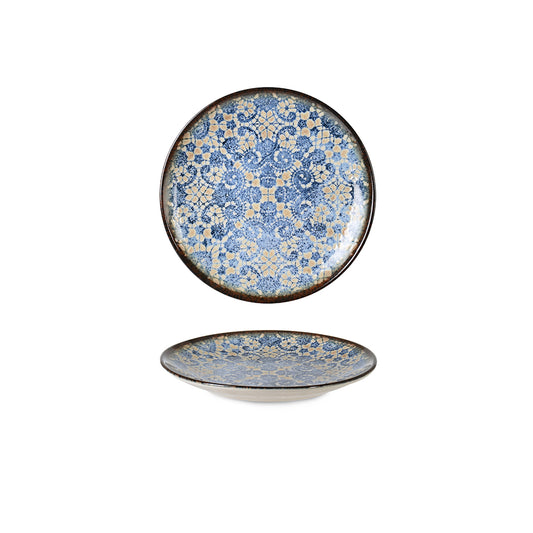 Assiette plate VALENCIA BLUET - 27cm - Porcelaine - RINART