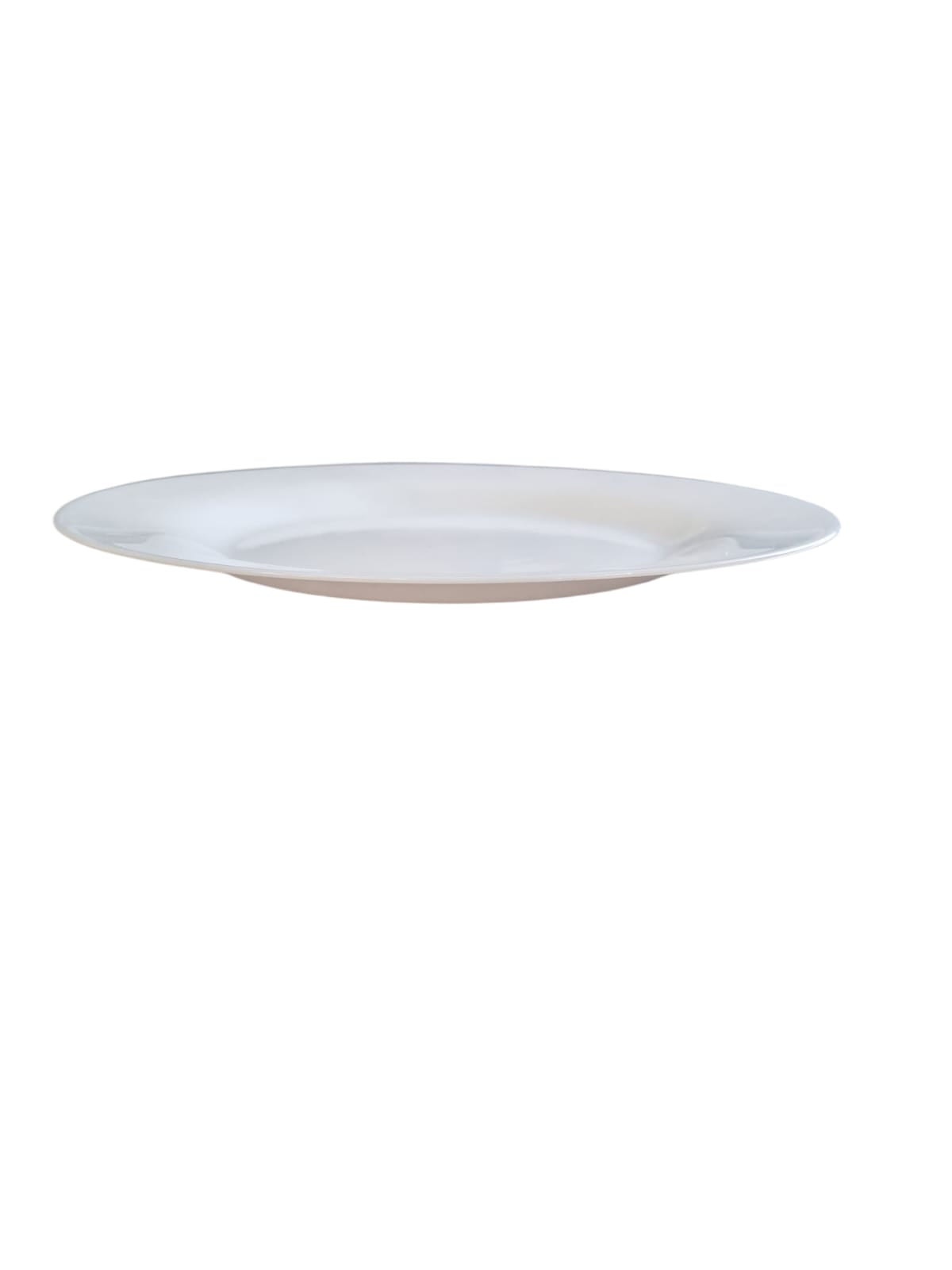 6 x assiettes plates LUMINARC - Blanche – Verre Blanc Ø 25 cm