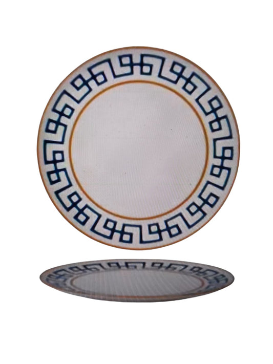 Assiette plate DEDALO - Porcelaine - 26cm - Morini