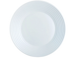 6 x assiettes plates blanche STAIRO - Verre - 27cm