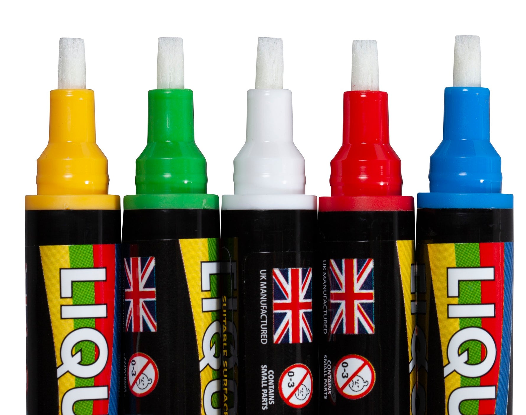 Feutres pour tableau menu - 5 couleurs