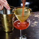 Passoire fine COCO™ - Inox plaqué Gold - Cocktail Kingdom