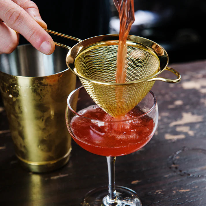 Passoire fine COCO™ - Inox plaqué Gold - Cocktail Kingdom