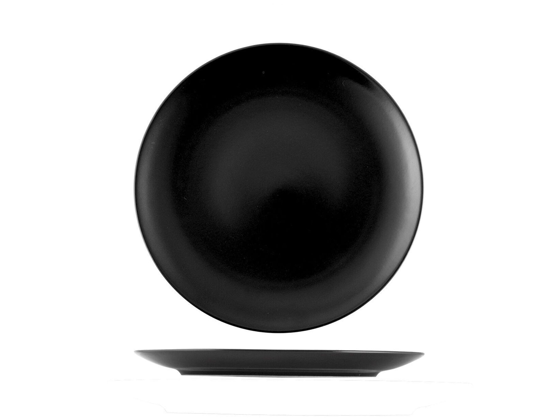 6 x assiettes plates DENVER - Céramique - 20cm - H&H