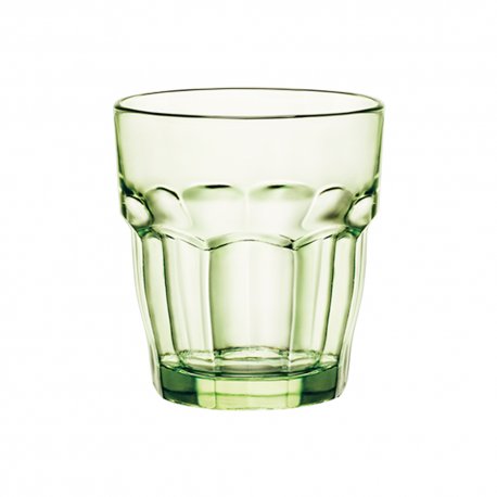 6 Verres forme basse ROCK BAR - Vert - 27cl