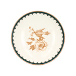6 x assiettes creuse BOTANIC - Porcelaine - 21cm - Novastyl