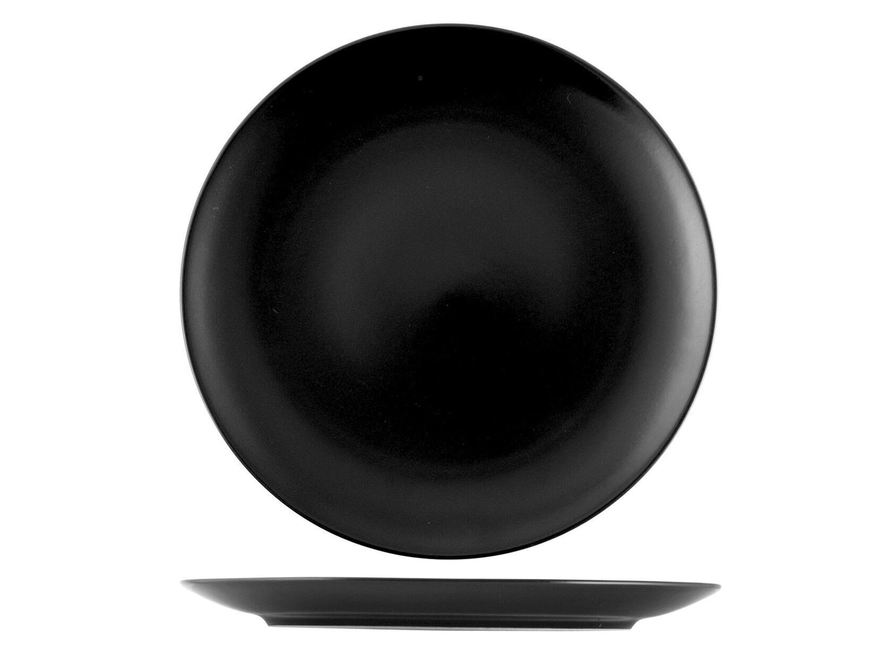 6 x assiettes plates DENVER - Céramique - 26cm - H&H