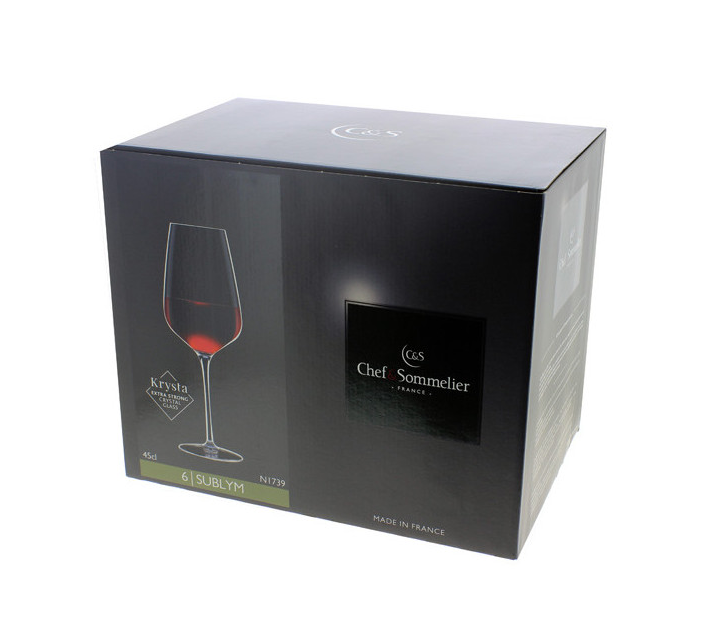 6 Verres à pied - SUBLYM - 45cl