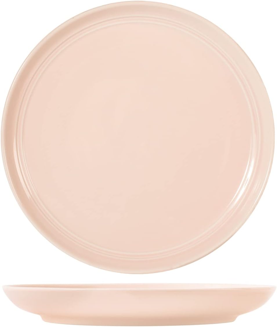 6 x assiettes plates assorties LOFT - Porcelaine - 27cm - H&H