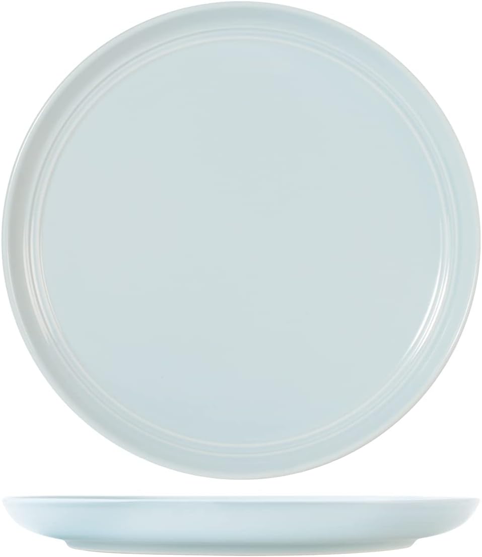 6 x assiettes plates assorties LOFT - Porcelaine - 27cm - H&H