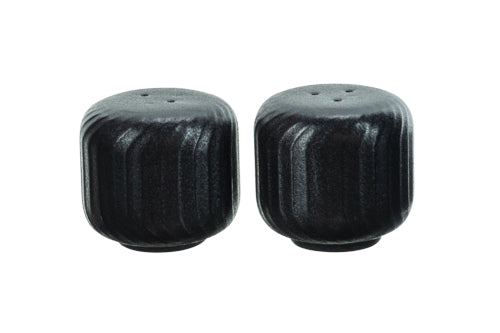 Duo de salière et poivrier DAKOTA - Noir - Grès