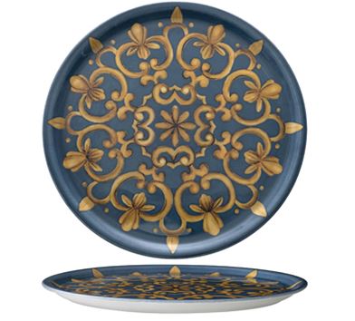 6 x assiettes ROYALE en porcelaine – Ø 21 cm – Saturnia