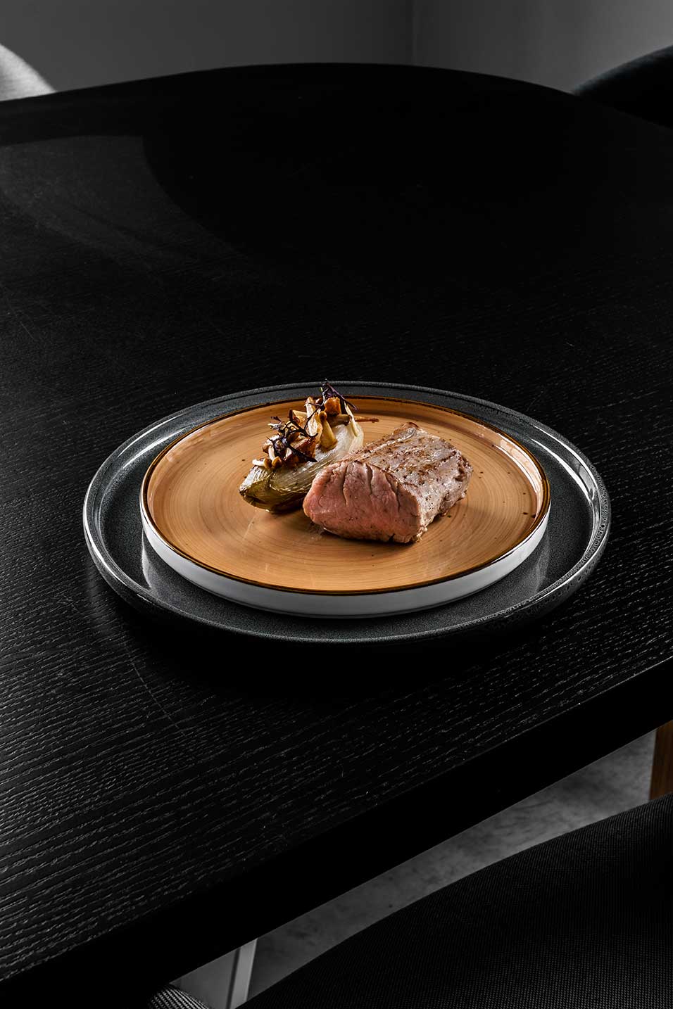 3 x assiettes plates BRISBANE 25.5cm - Porcelaine - Cosy&Trendy