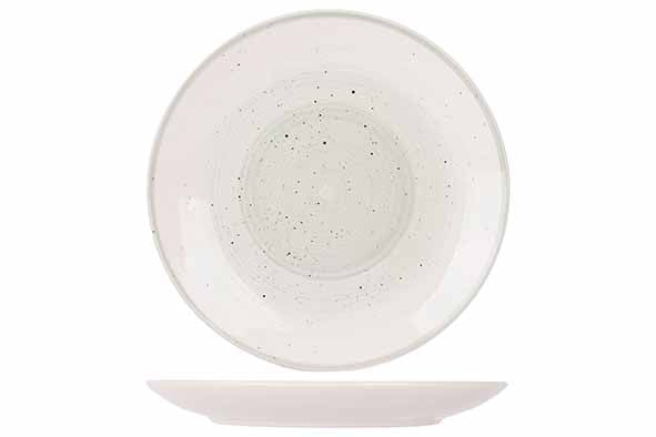 6 x assiettes plates MIRA VERT - 26cm - Grès - Cosy&Trendy