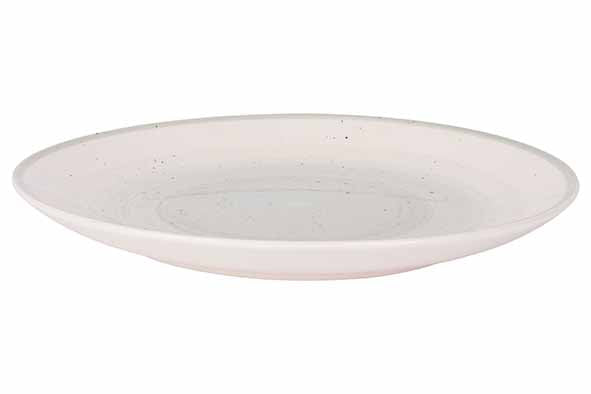 6 x assiettes plates MIRA VERT - 26cm - Grès - Cosy&Trendy