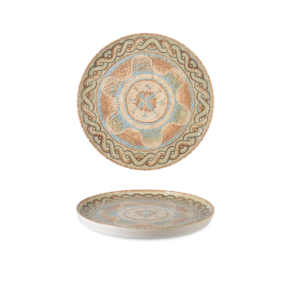 6 x assiettes plates CELEST - 21cm - Porcelaine - RINART