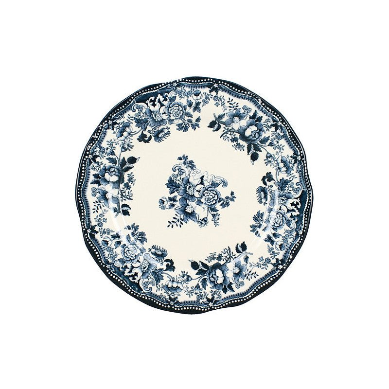 6 x assiettes plate FAUSTINE bleues - Porcelaine - 26cm - Novastyl - AODB - Aux origines du barNovastyl