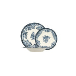 6 x assiettes plate FAUSTINE bleues - Porcelaine - 26cm - Novastyl - AODB - Aux origines du barNovastyl