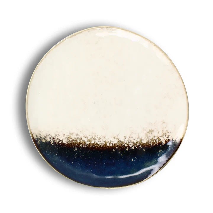 6 x assiettes plates KATANGA - Porcelaine - 20.5cm - Ogo - AODB - Aux origines du barOGO