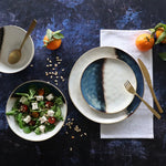 6 x assiettes plates KATANGA - Porcelaine - 20.5cm - Ogo - AODB - Aux origines du barOGO