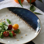 6 x assiettes plates KATANGA - Porcelaine - 20.5cm - Ogo - AODB - Aux origines du barOGO