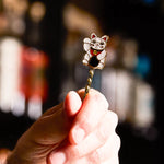 Cuillère à cocktail LUCKY CAT - Acier inox - 29.5cm - Cocktail Kingdom