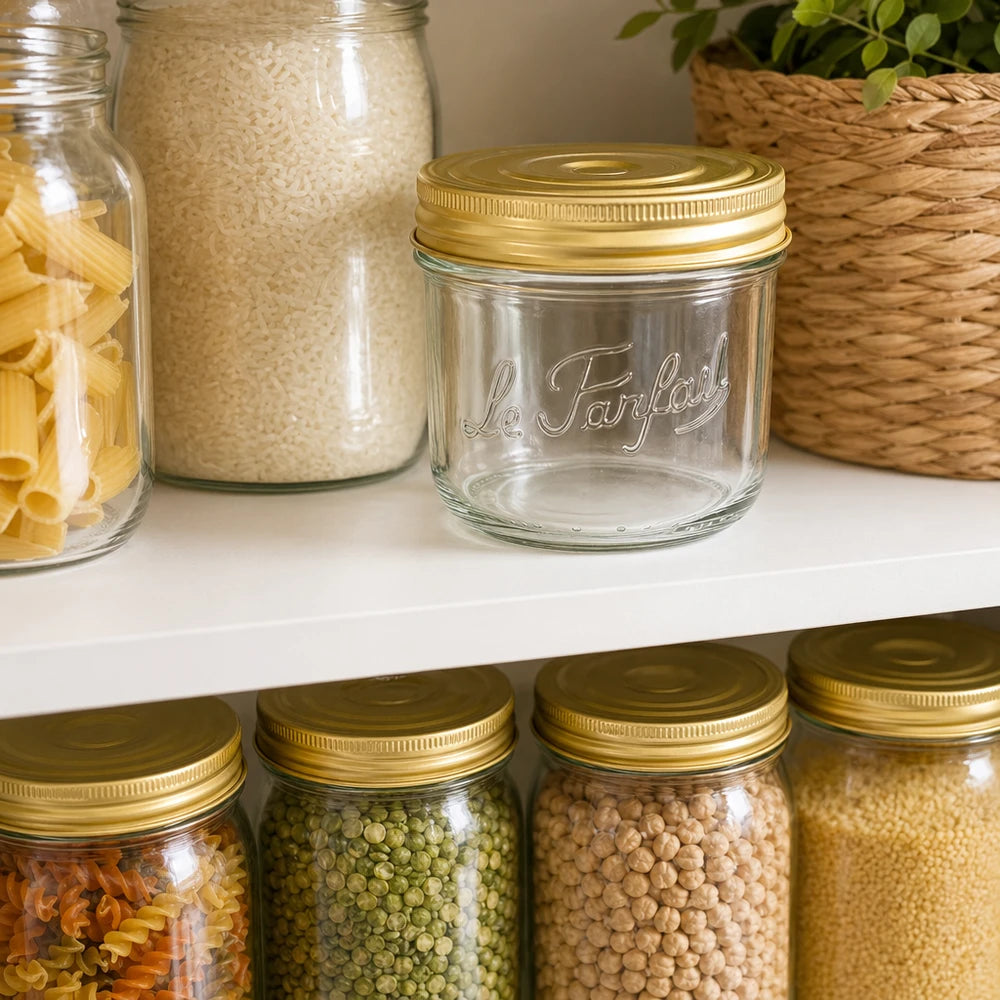 6 x pots en verre FAMILIA WISS - 350g - Le Parfait