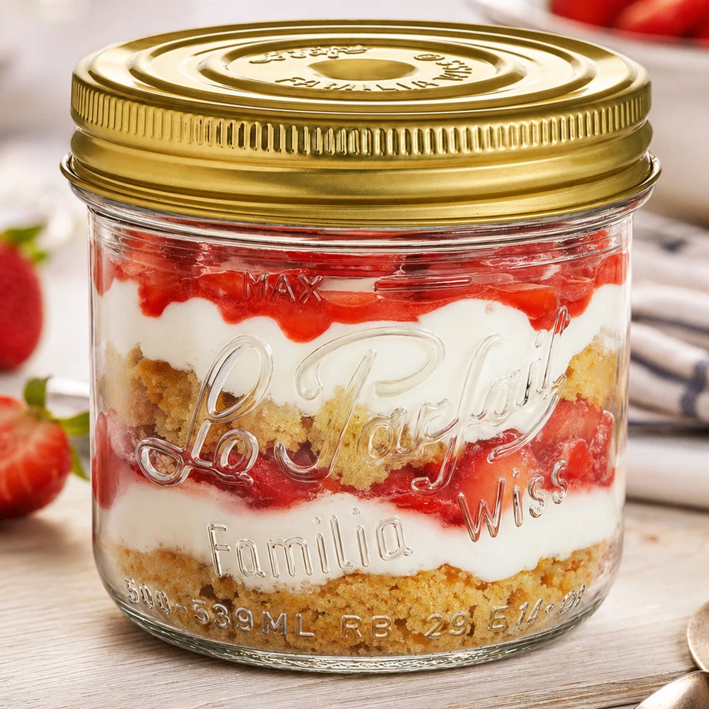6 x pots en verre FAMILIA WISS - 500g - Le Parfait
