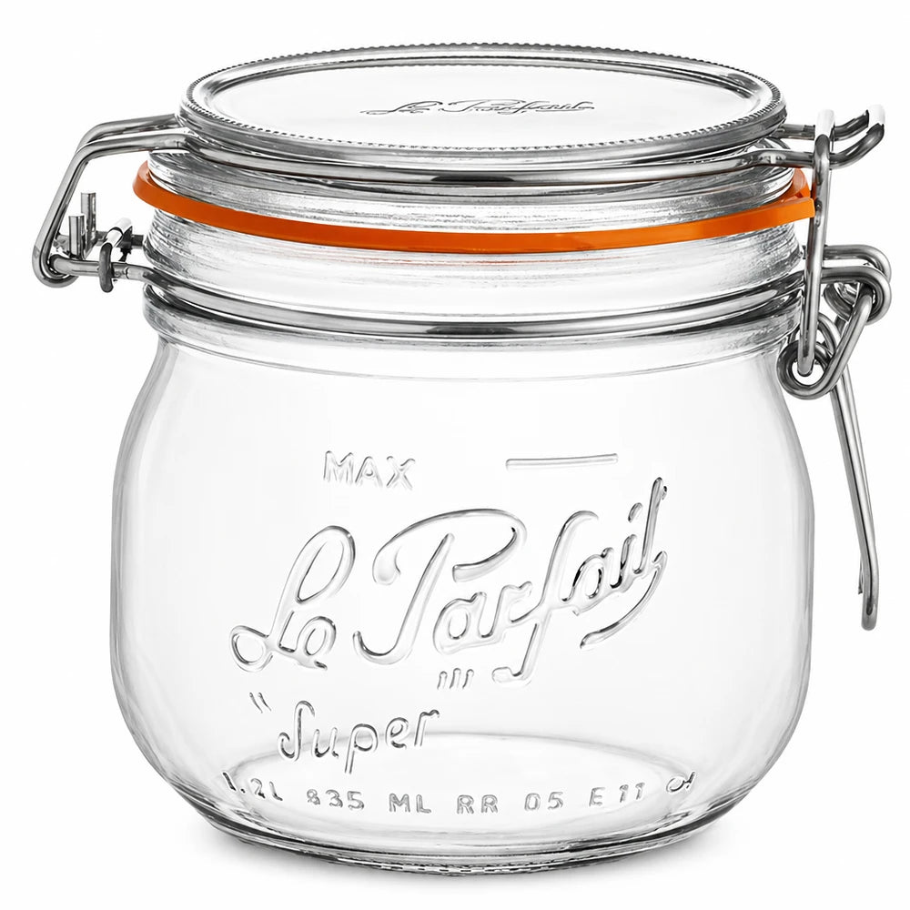 6 x bocaux de conservation SUPER - 500ml - Le Parfait