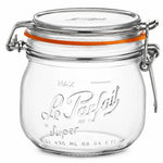 6 x bocaux de conservation SUPER - 500ml - Le Parfait