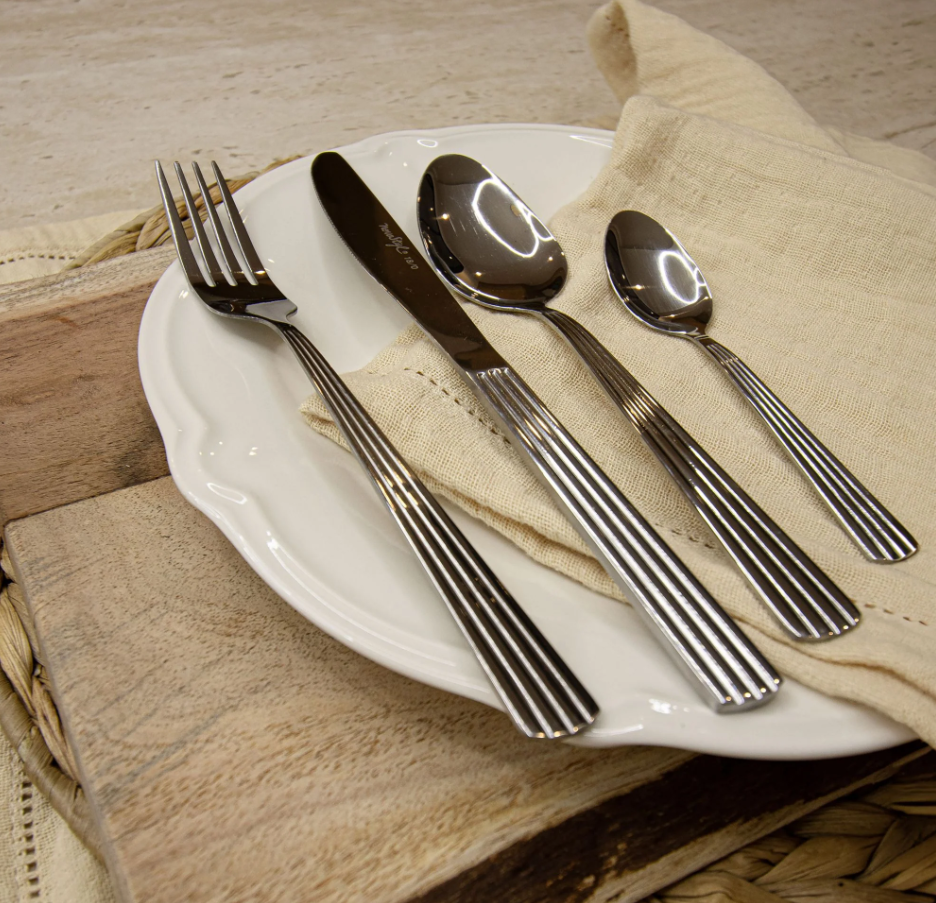 Ménagère à couverts LOUISE – 16 pièces - Acier Inoxydable - Novastyl