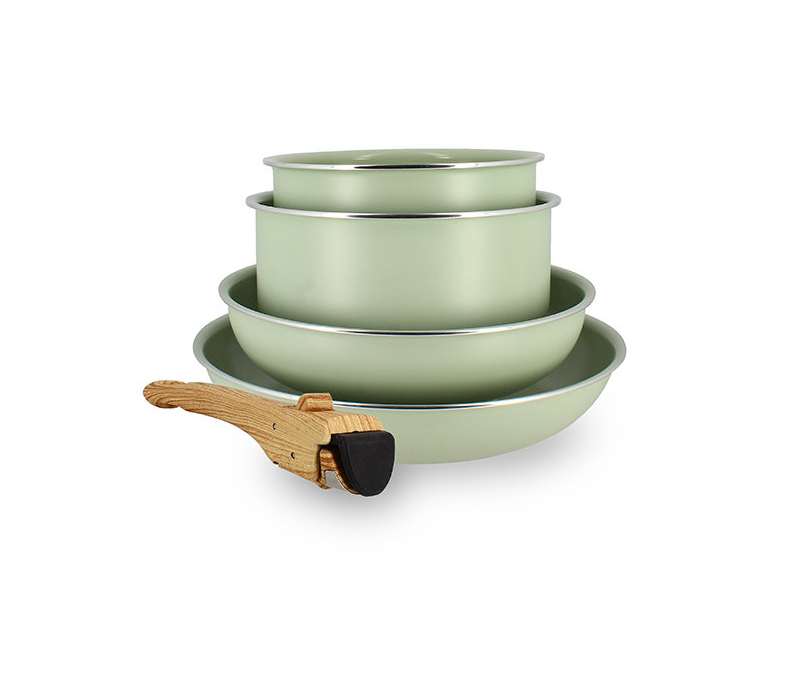 Set de 5 Pièces Cuisson en Aluminium Recyclé Céladon
