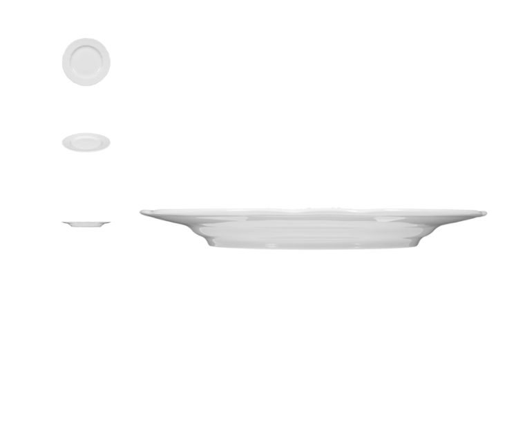 6 x assietteq plateq Salzburg - 25 cm - Porcelaine - Seltmann WEIDEN