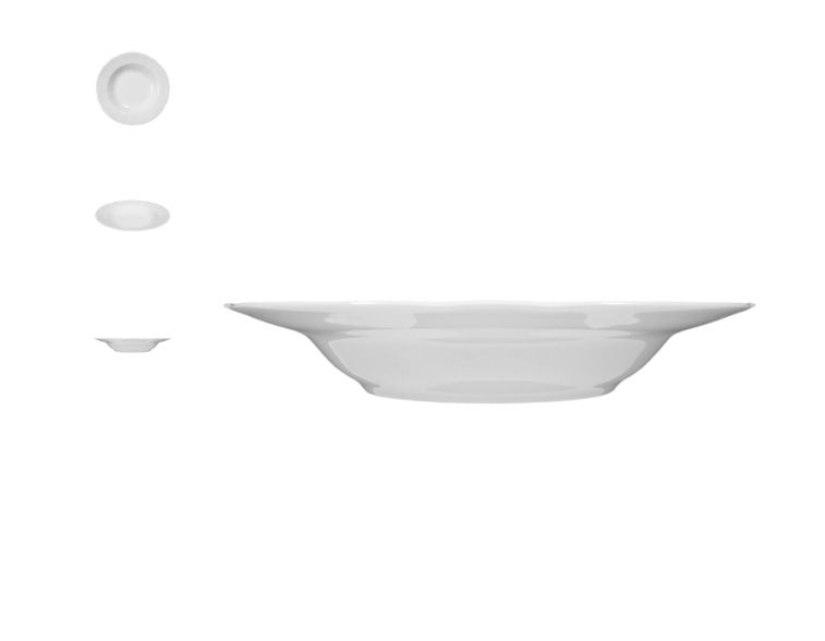 6 x assiettes creuses Salzburg 23 cm - Porcelaine - Seltmann WEIDEN