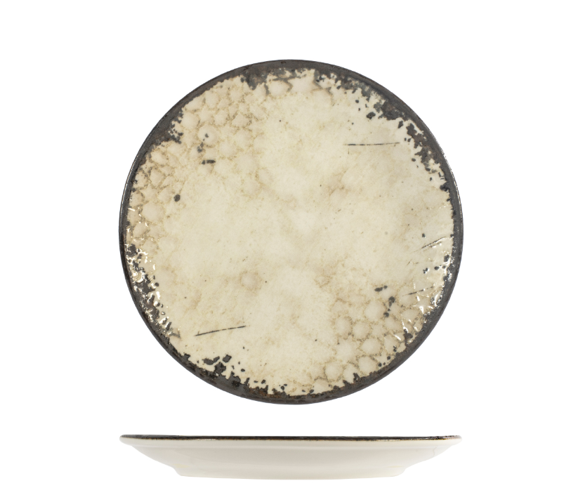 6 x assiettes plates DALLAS - 21cm - Porcelaine - Rinart