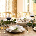 6 x assiettes plates JACOBEAN Floral - 21,3 cm - Porcelaine - Churchill