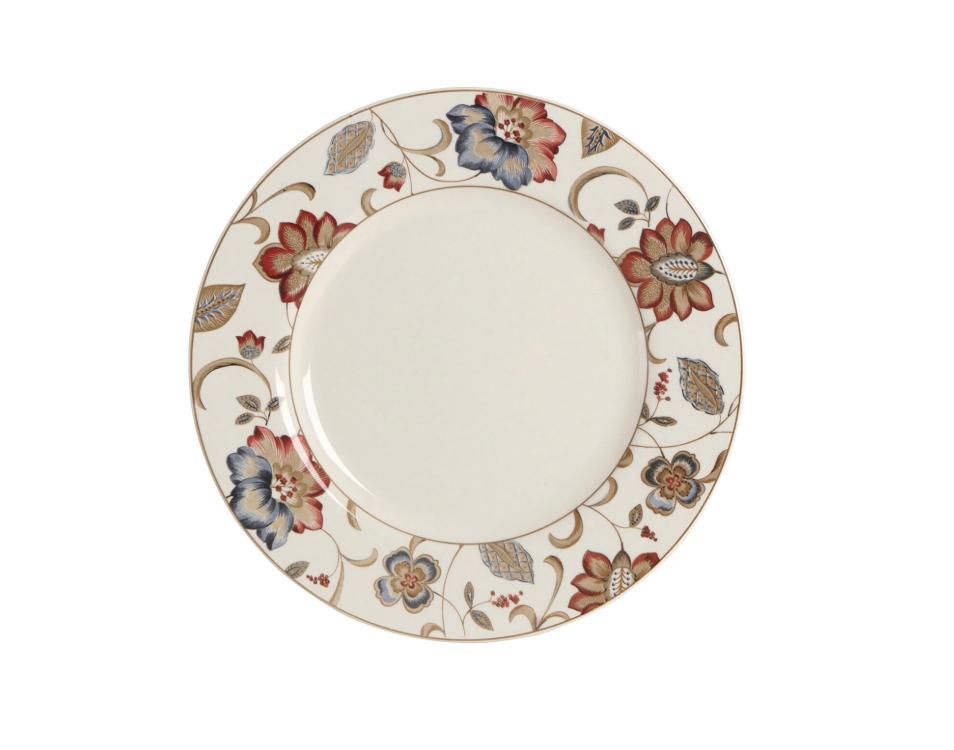 6 x assiettes plates JACOBEAN Floral - 27,3 cm - Porcelaine - Churchill