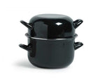 Casserole à moules - Inox couleur noir - 24cm - Cosy&Trendy