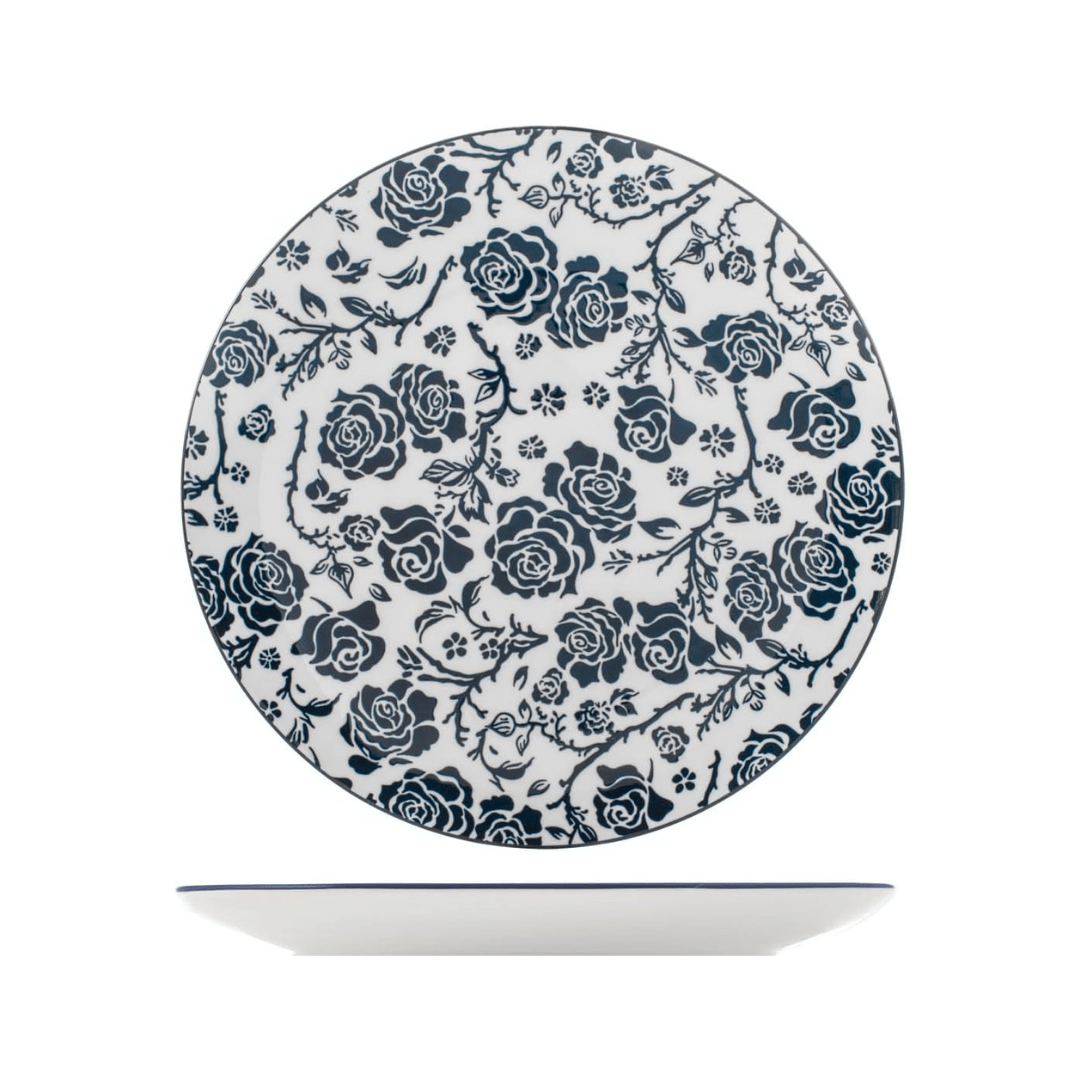 4 x assiettes plates assorties VICTORIA - 27cm - H&H - AODB - Aux origines du barH&H