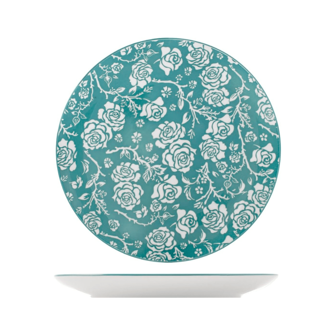 4 x assiettes plates assorties VICTORIA - 27cm - H&H - AODB - Aux origines du barH&H