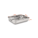 Plat de cuisson en inox - 25 x 18cm - ROSSETTO - AODB - Aux origines du barRossetto
