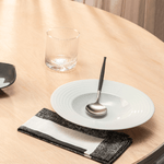 6 x fourchettes de table WAVE BLACK – Cristema - AODB - Aux origines du barCristema