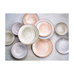 6 x assiettes plates SINTRA Terracotta - grès - 20cm - Cosy&Trendy